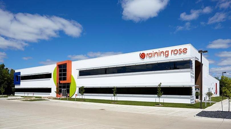 The Raining Rose office and manufacturing facility.